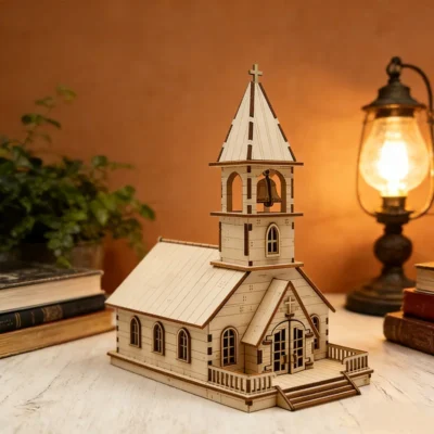 Wilderness Temple - 3d architecture puzzles architecture model