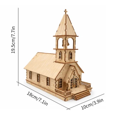 Wilderness Temple - 3d architecture puzzles architecture model