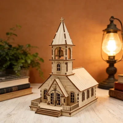 Wilderness Temple - 3d architecture puzzles architecture model