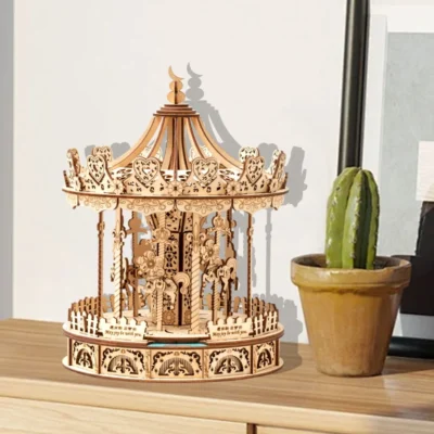 Carousel - 3d carousel puzzle mechanical model
