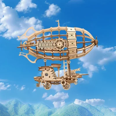 Airship - 3d puzzle aircraft carrier vehicle model