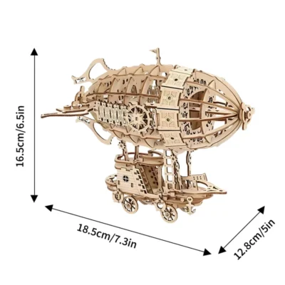 Airship - 3d puzzle aircraft carrier vehicle model