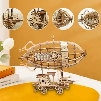Airship - 3d puzzle aircraft carrier vehicle model