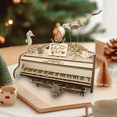 Grand Piano - 3d wooden puzzle grand piano home decor