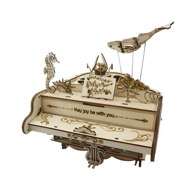 Grand Piano - 3d wooden puzzle grand piano home decor