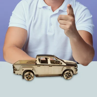 Pickup Truck - 3d puzzle truck vehicle model