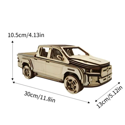 Pickup Truck - 3d puzzle truck vehicle model