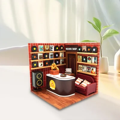 Record Store - best 3d puzzle toys architecture model