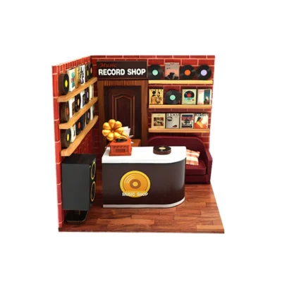 Record Store - best 3d puzzle toys architecture model