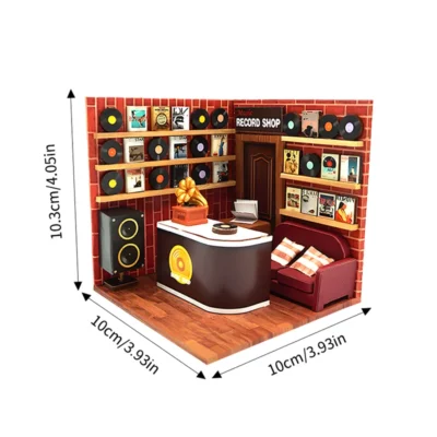 Record Store - best 3d puzzle toys architecture model