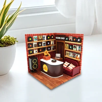 Record Store - best 3d puzzle toys architecture model