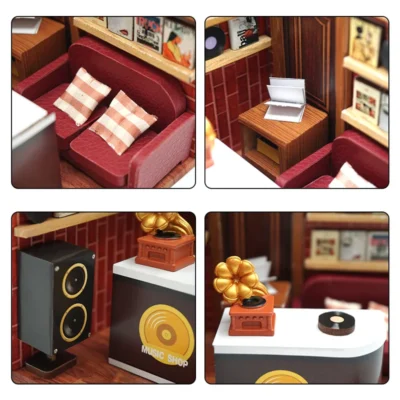Record Store - best 3d puzzle toys architecture model
