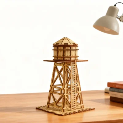 Water Tower - 3d puzzles buildings architecture model