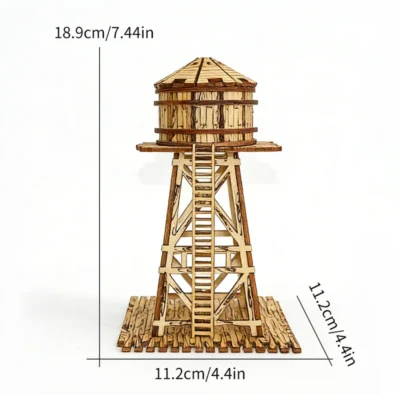 Water Tower - 3d puzzles buildings architecture model