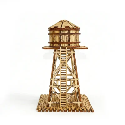 Water Tower - 3d puzzles buildings architecture model